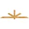 Ekena Millwork Kennewick Rough Sawn Timber Gable Bracket, Western Red Cedar, 72"W x 21"H x 2"D x 4"F, 7/12 Pitch GBW072X21X0204KEN00RWR - alternate 1